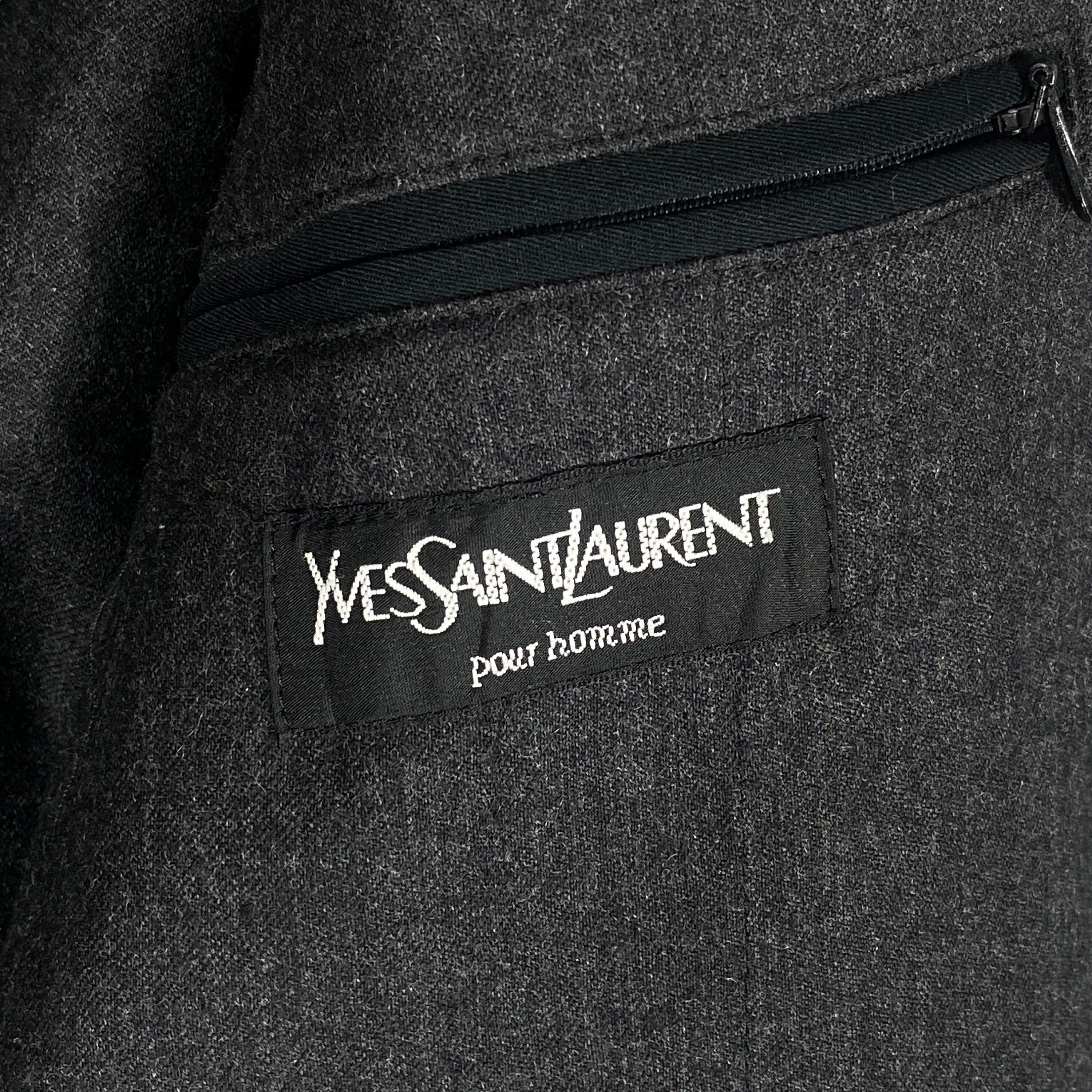 Vintage Yves Saint Laurent Pour Homme Jacket Virgin Wool Vintage Yves Saint Laurent Pour Homme Jacket Virgin Wool