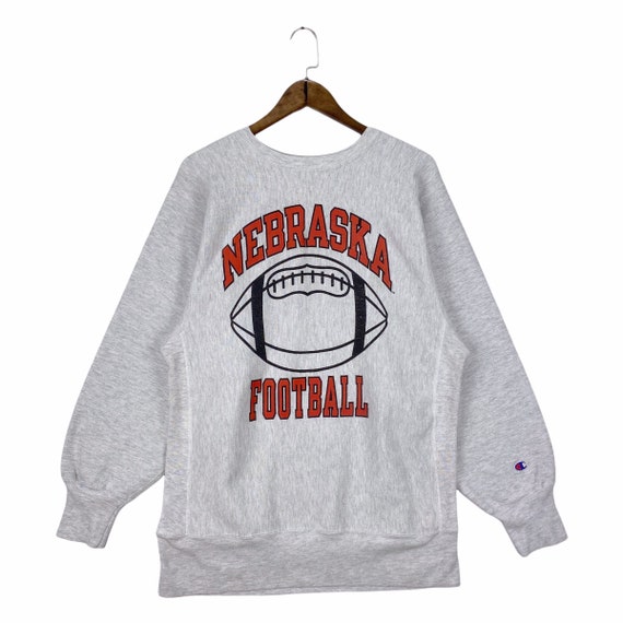 Vintage 90s Champion Reverse Weave Nebraska Football