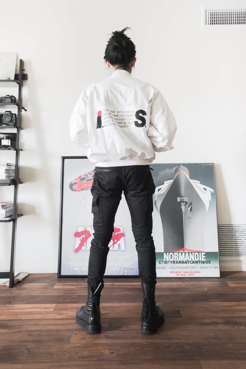 True Vintage!! 80s Issey Miyake MA-1 Bomber Jacket Issey True Vintage!! 80s Issey Miyake MA-1 Bomber Jacket Issey