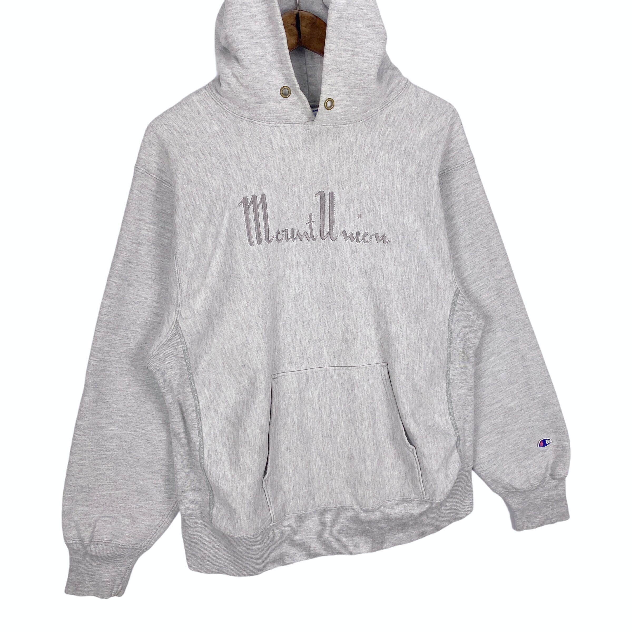 Vintage 80s University of Mount Union Champion Reverse Weave Hoodie Sweater Made in Usa Pullover Jumper Size L Etsy UK