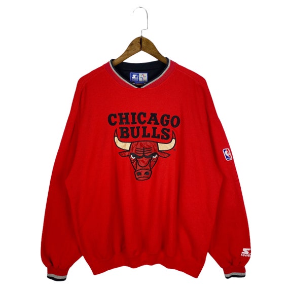 Chicago Bulls Big Logo (Women's V-Neck) NBA Ugly Sweater
