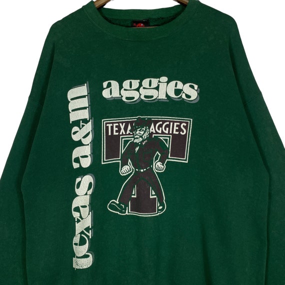 Vintage 90s Texas A&M Aggies Sweatshirt Crewneck … - image 2