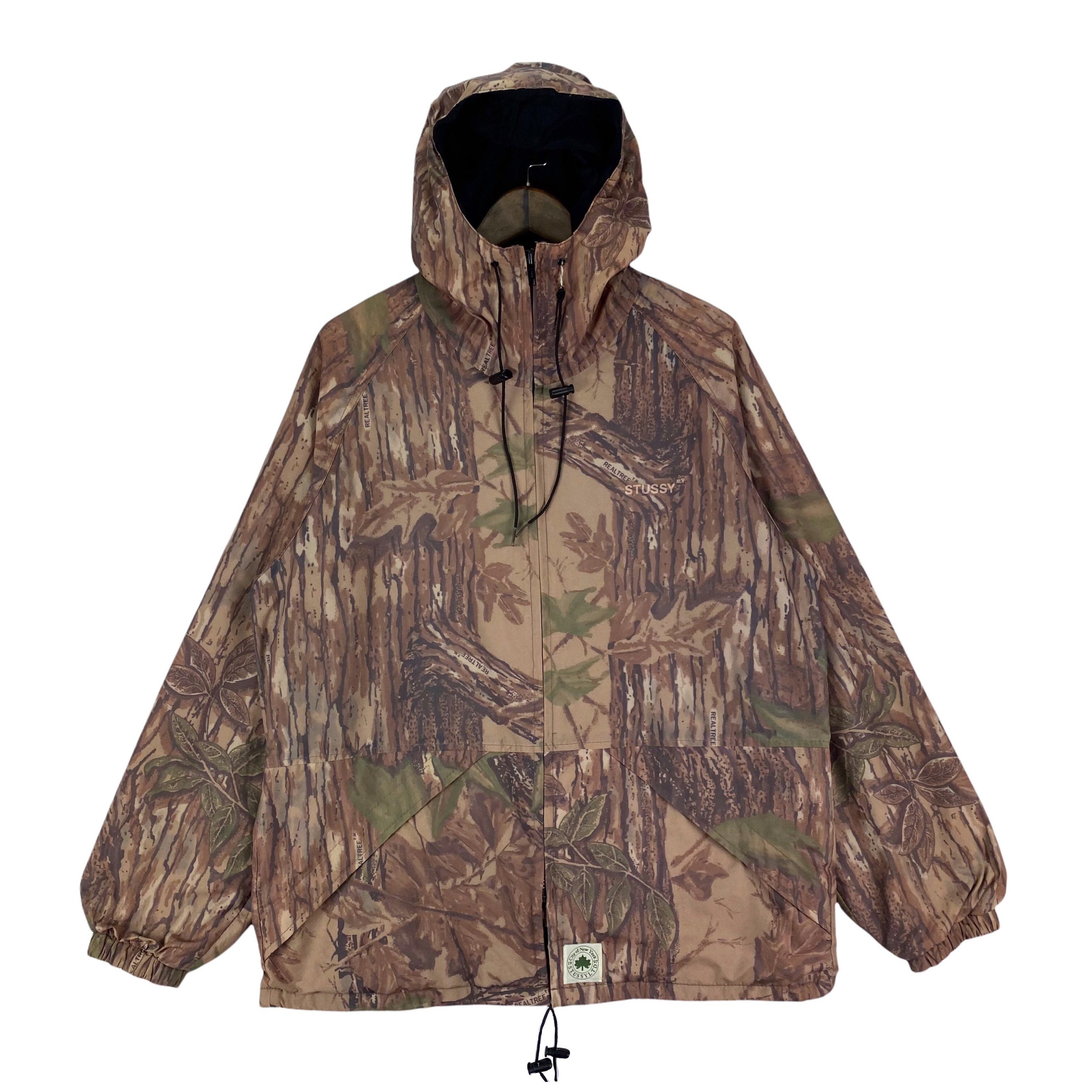 Vintage 90s Stussy X Realtree X Walls Windbreaker Jacket Vintage 90s Stussy X Realtree X Walls Windbreaker Jacket