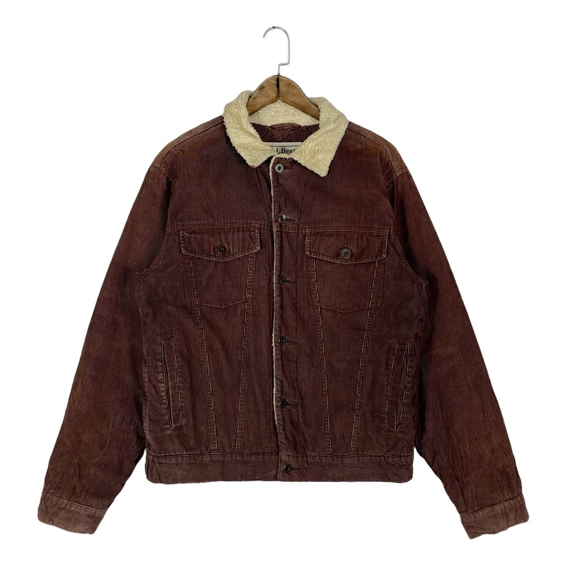 Vintage LL Bean Corduroy Trucker Jacket 