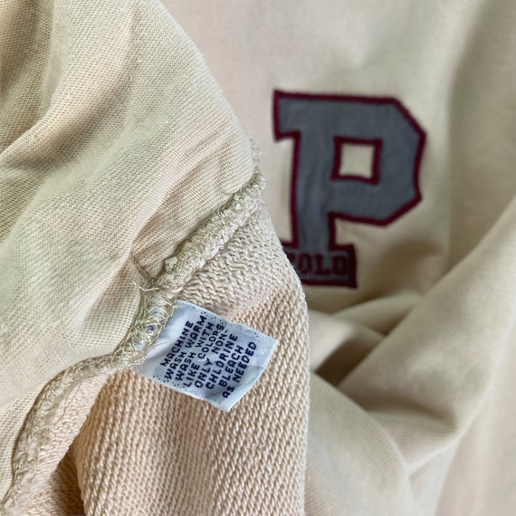 Vintage Polo Ralph Lauren Half Zip Sweatshirt P Logo Vintage Polo Ralph Lauren Half Zip Sweatshirt P Logo