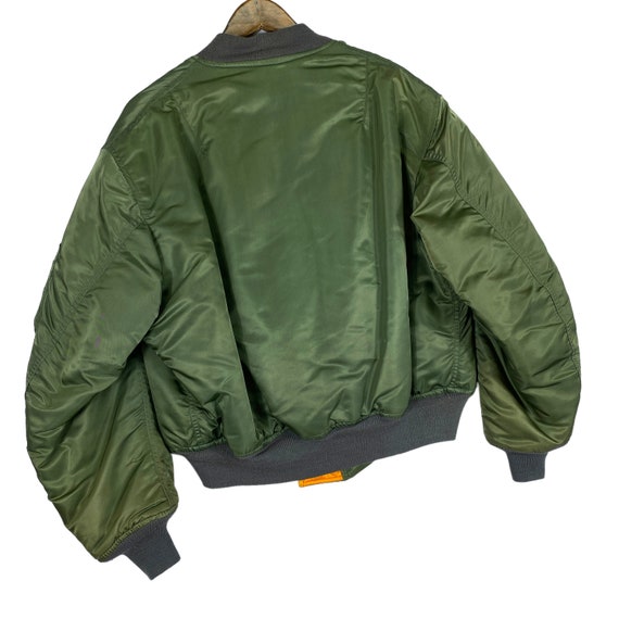 Vintage Avirex Reversible USAF MA 1 Bomber Jacket… - image 5