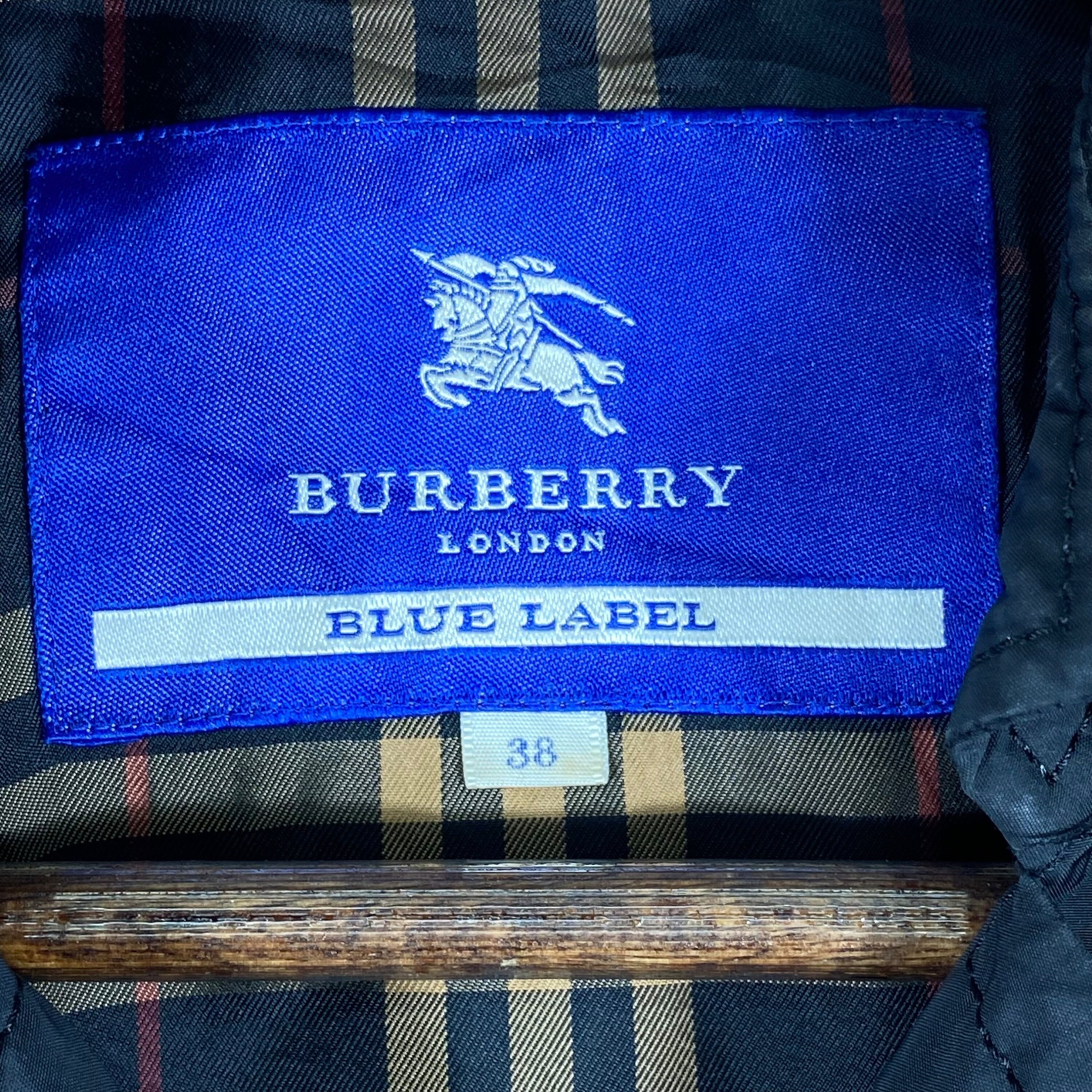 Vintage Burberry London Blue Label Trench Coat Mid Length Vintage Burberry London Blue Label Trench Coat Mid Length