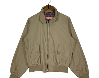 Vintage 90s Baracuta Harrington G9 Jacket Made in England Zip up