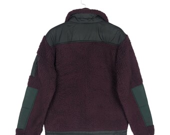 myzgx Women's Cute Floral Pattern Jacket Fuzzy Fleece Zip Up