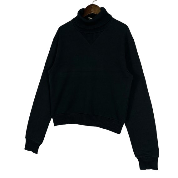 Vintage Agnes B Paris Turtleneck Sweatshirt High … - image 3