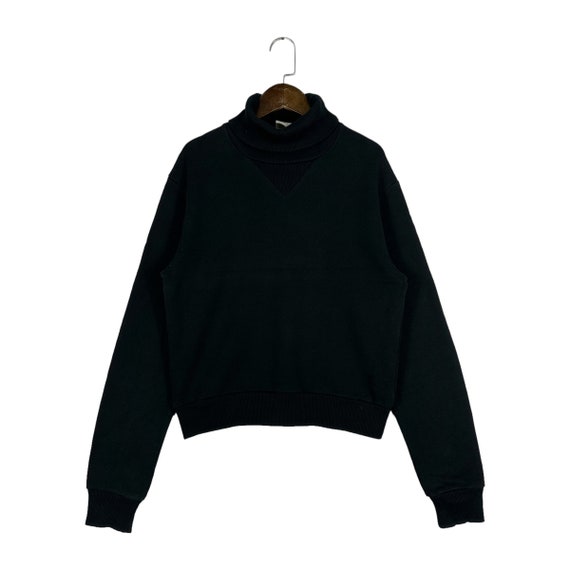 Vintage Agnes B Paris Turtleneck Sweatshirt High … - image 1