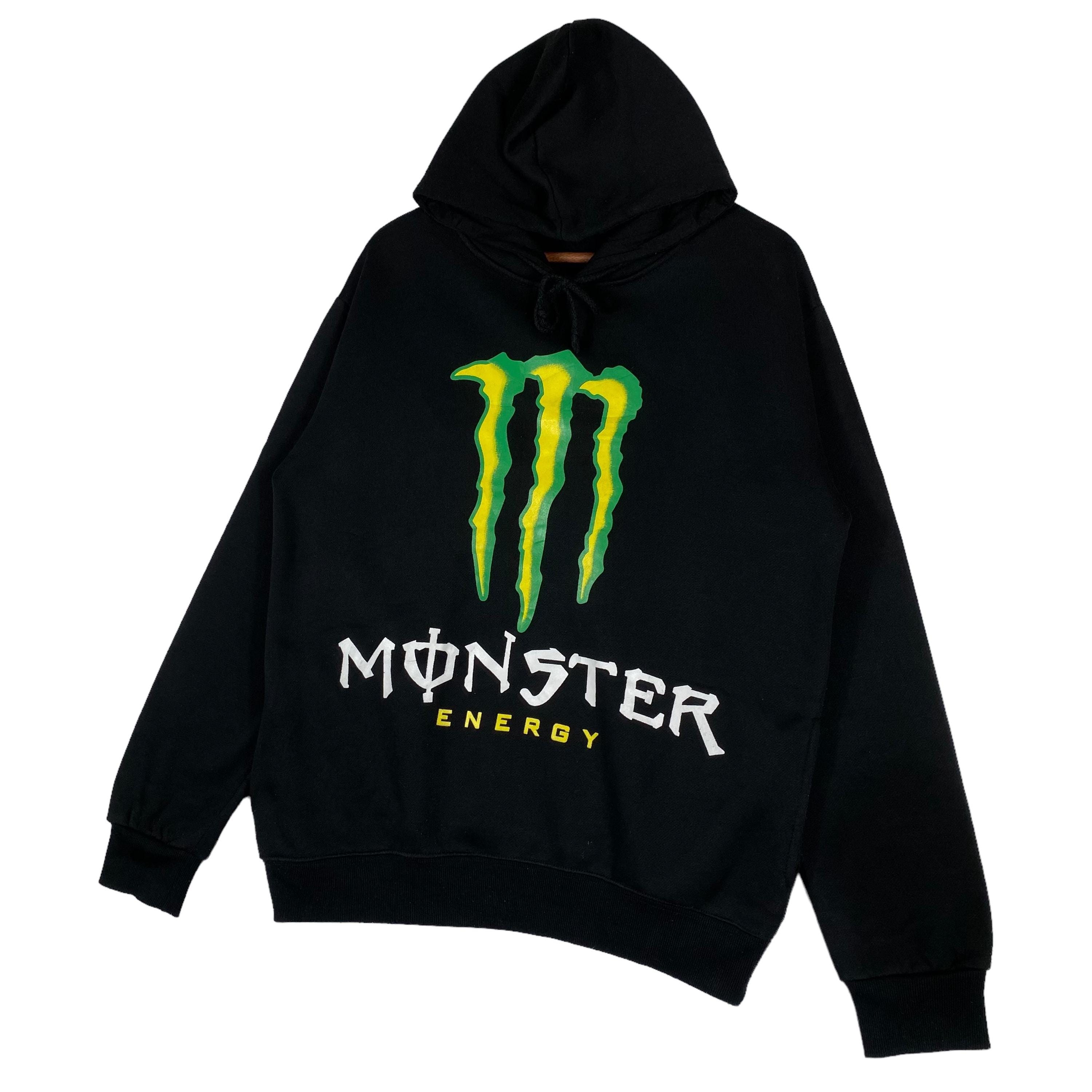 Vintage Monster Energy Hoodie Sweater Back Hit Black Made in China Pullover  Jumper Size XL - Etsy Canada