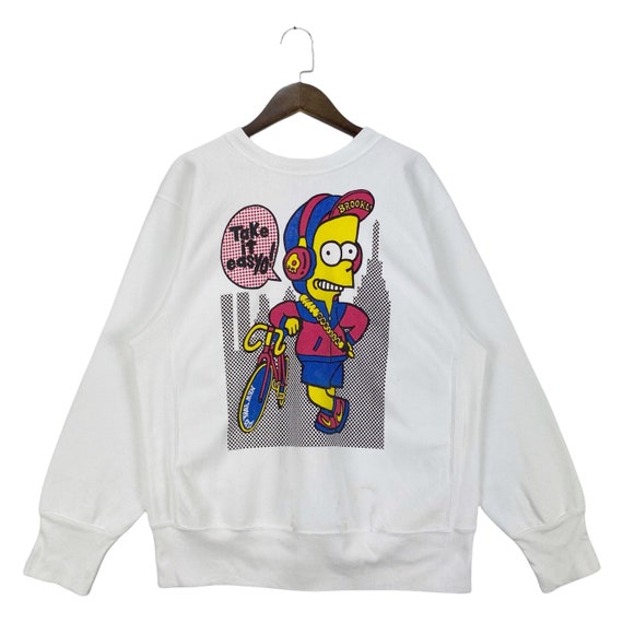 Vintage 90s Bart Simpson Take It Easyo Swag Simpson Sweatshirt Crewneck  Made in USA Pullover Jumper Size M -  Canada