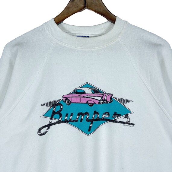 Vintage 80s Bumpers Sweatshirt Crewneck Made In U… - image 2