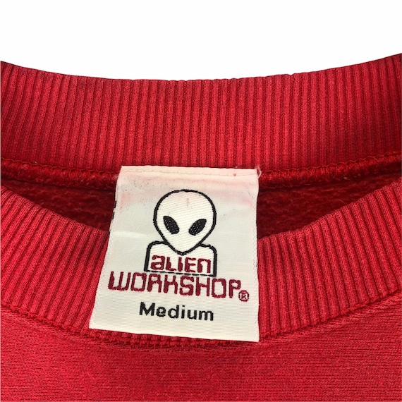 Vintage 90s Alien Workshop Sweatshirt Crewneck Bi… - image 7