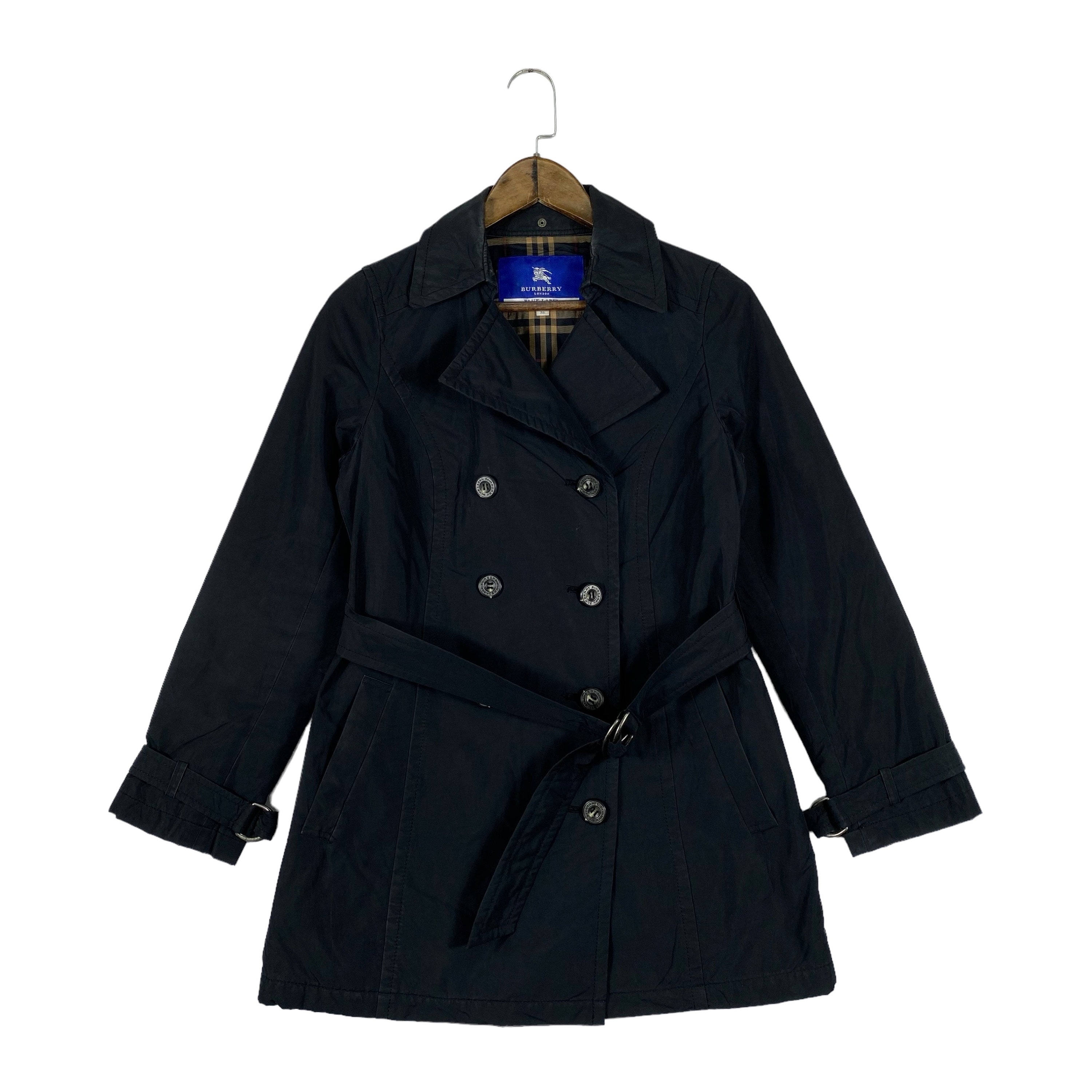 Vintage Burberry London Blue Label Trench Coat Mid Length Vintage Burberry London Blue Label Trench Coat Mid Length