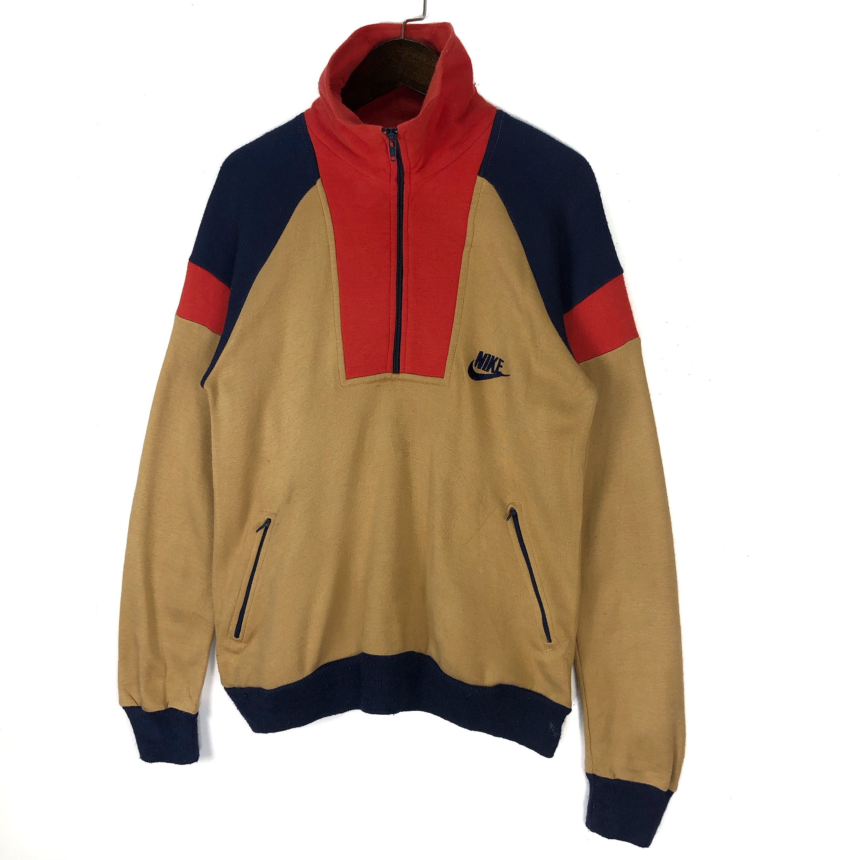 Vintage 80s Nike Swoosh Orange Tag Half Zip Trainer Jacket Vintage 80s Nike Swoosh Orange Tag Half Zip Trainer Jacket