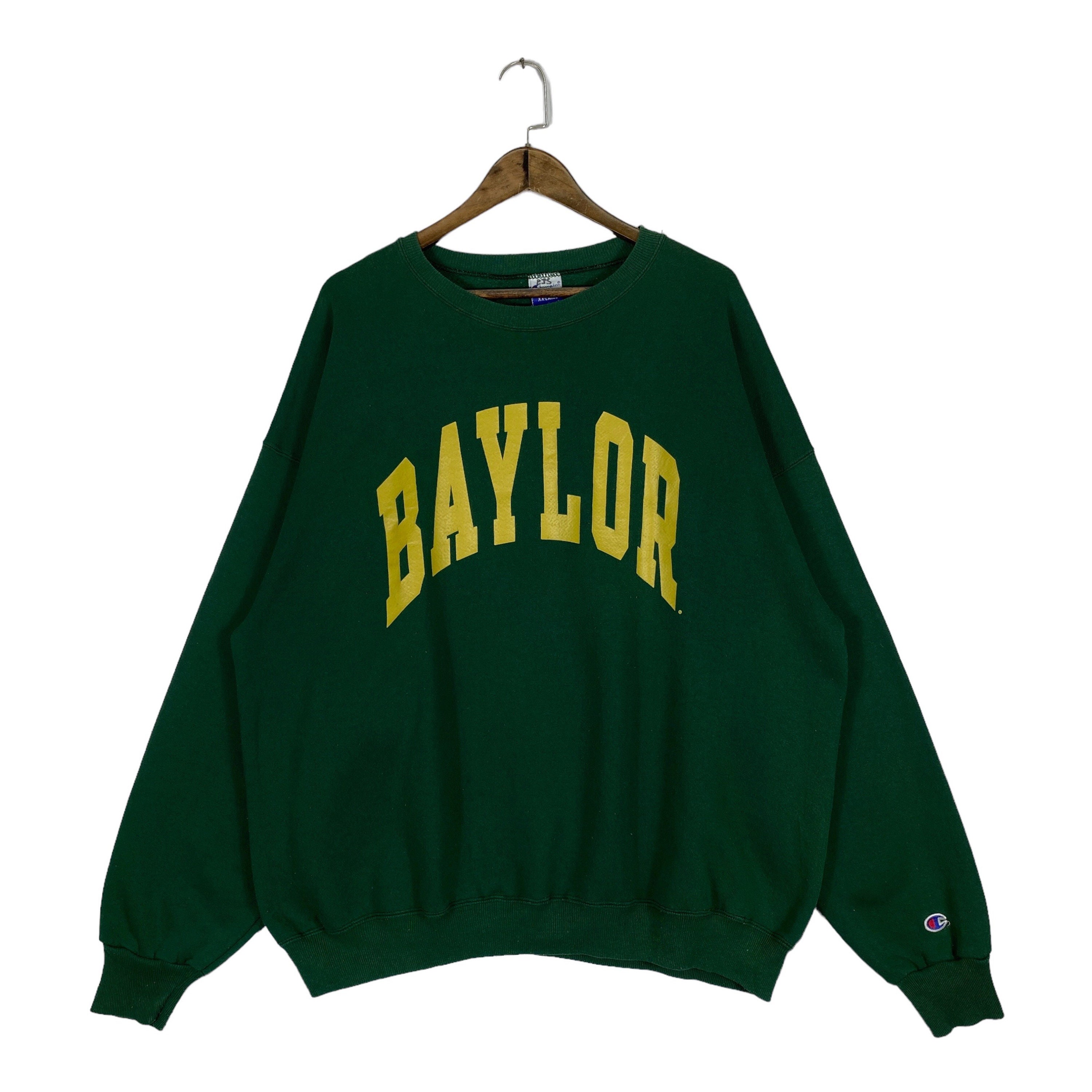 Vintage 90s Baylor University Sweatshirt Crewneck Champion Made in USA Big Logo Pullover Jumper Size XXL Etsy UK