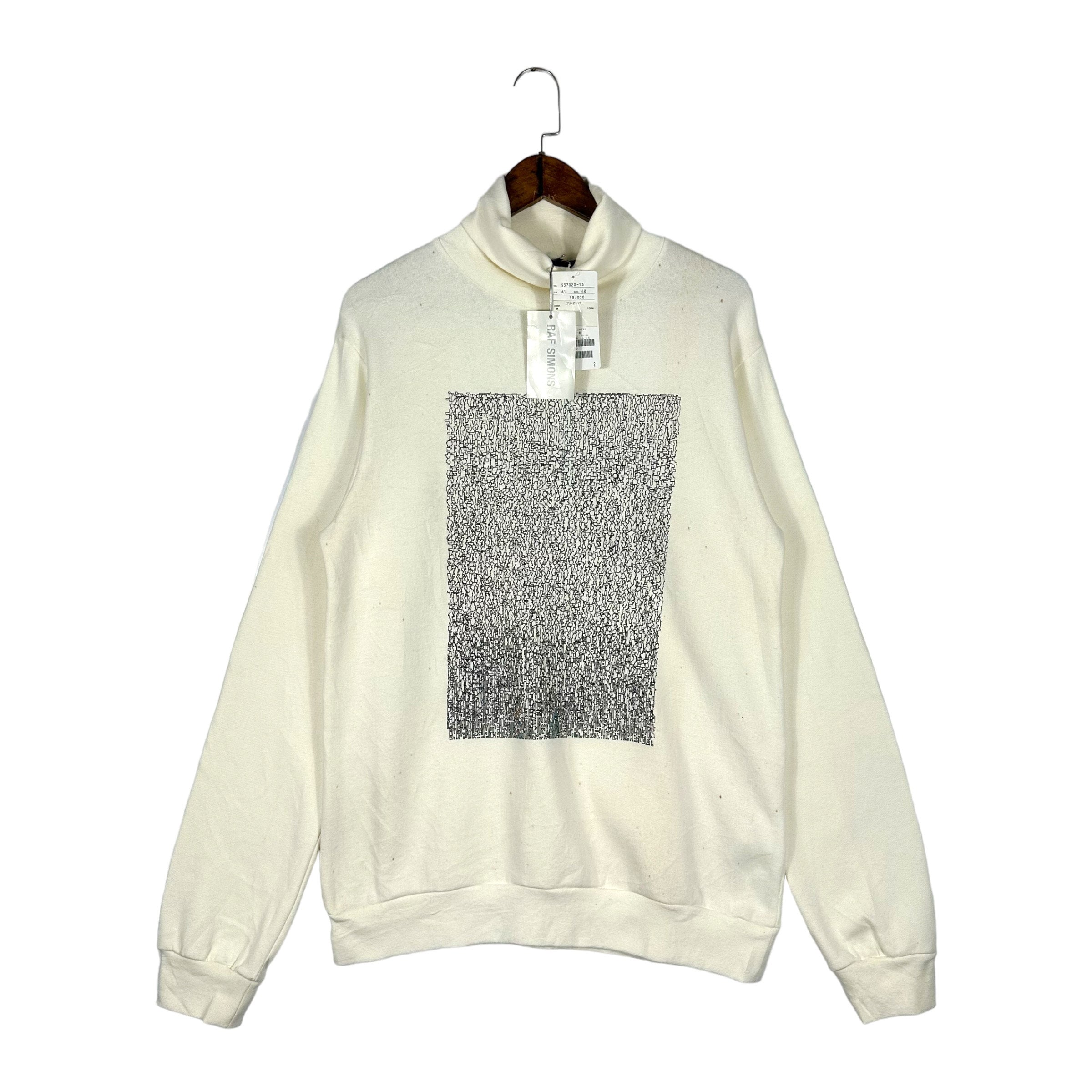 Vintage Deadstock Raf Simons Closer Autumn Winter 2003-2004 Turtleneck Sweatshirt Beige Pullover Jumper Size 48 - Etsy Vintage Deadstock Raf Simons Closer Autumn Winter 2003-2004 Turtleneck Sweatshirt Beige Pullover Jumper Size 48 - Etsy