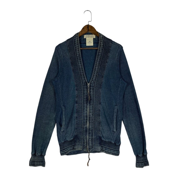 REMI RELIEF CARDIGAN CUSTOM SWEAT (THIN M COTTON Blue) Used