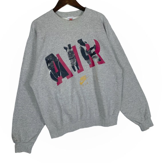 Vintage 90s Nike Air Jordan Sweatshirt Crewneck B… - image 3