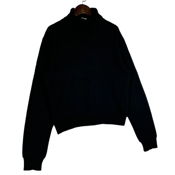Vintage Agnes B Paris Turtleneck Sweatshirt High … - image 2