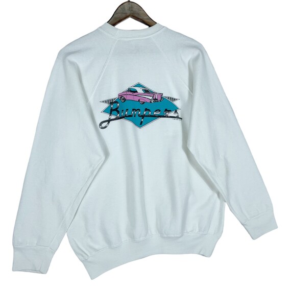 Vintage 80s Bumpers Sweatshirt Crewneck Made In U… - image 6