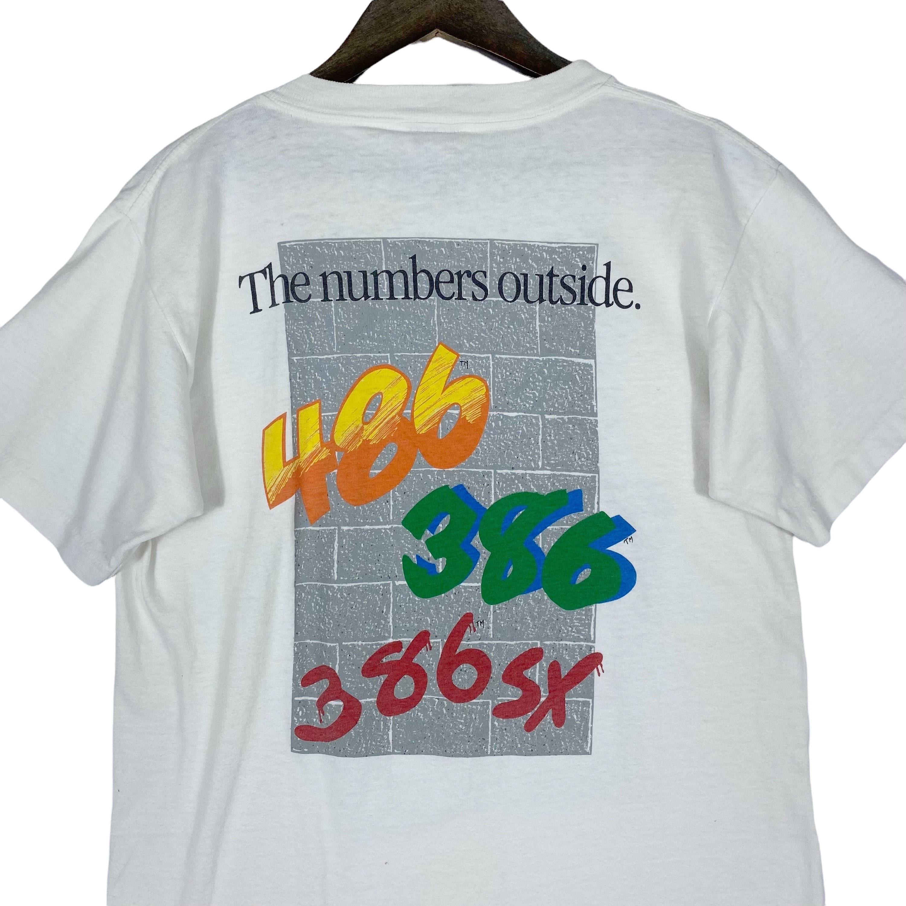 Vintage 90s Intel Computer Processor T Shirt Shortsleeve Vintage 90s Intel Computer Processor T Shirt Shortsleeve