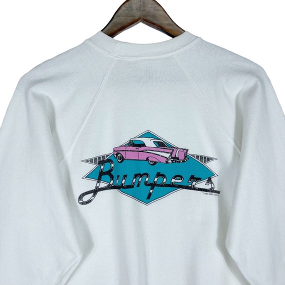 Vintage 80s Bumpers Sweatshirt Crewneck Made In U… - image 3