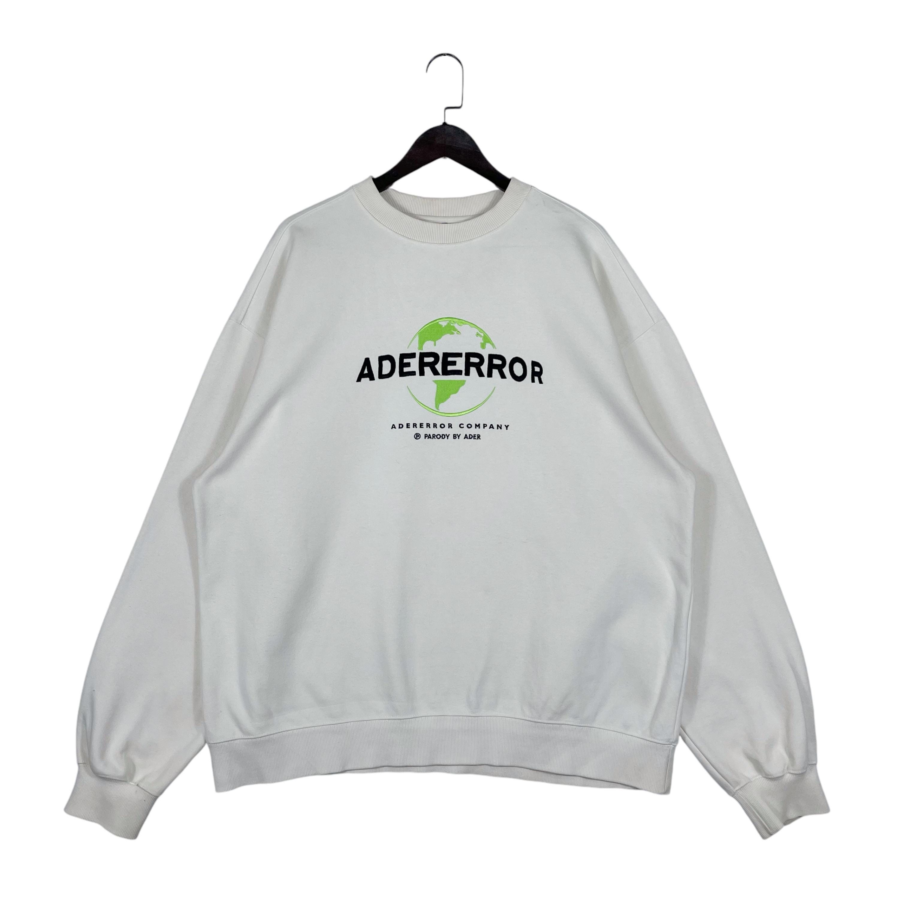 Vintage Adererror 2019 Fall Winter Sweatshirt Crewneck Big Logo  