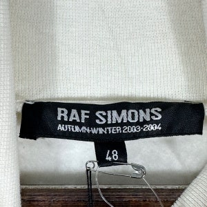 Vintage Deadstock Raf Simons Closer Autumn Winter 2003-2004 Turtleneck Sweatshirt Beige Pullover Jumper Size 48 image 8