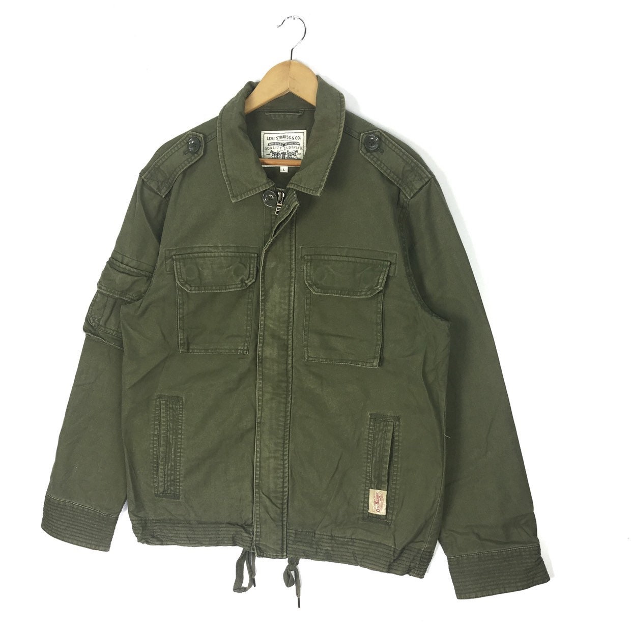 Vintage Levis Strauss & Co. Jacket Green Army Field Jacket - Etsy
