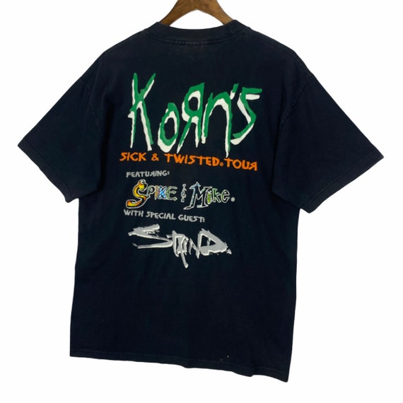 Vintage 1997 Korn’s Sick And Twisted Tour T Shirt… - image 4