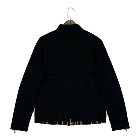 Vintage 90s Katharine Hamnett Zip up Jacket Riders Jacket Stripes Made in  Japan Size L - Etsy
