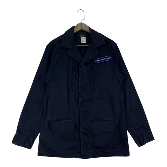 Vintage A.P.C Armour Piercing Clash Jacket Made in France Navy - Etsy