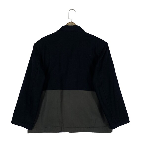 ジャケット・アウター 80sCOMME des GARCONS vintage wool jacket Vintage 80's CDG Comme Des Garçons Homme Wool Zipper Light
