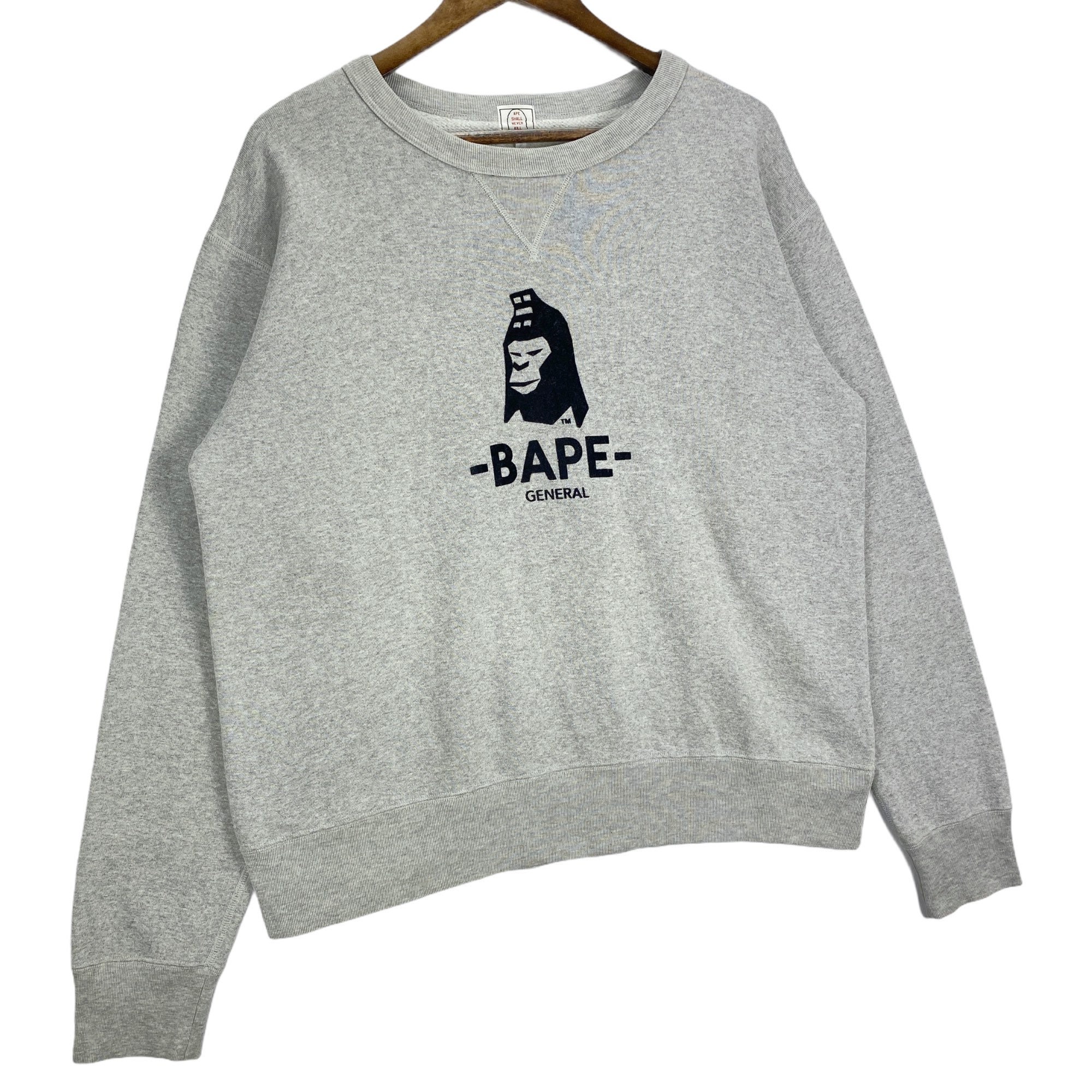 Vintage A Bathing Ape Bape General Sweatshirt Crewneck Big - Etsy UK