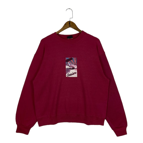 ファッション 通販 Sessions 90s Vintage Skateboard in Made Crewneck Sweatshirt トップス