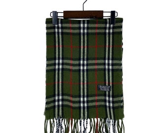 Burberry green scarf sale