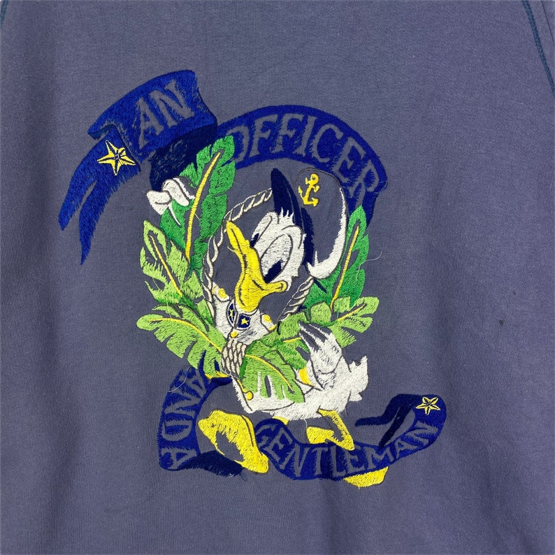 Vintage Iceberg History Donald Duck Disney Sweatshirt Crewneck Etsy