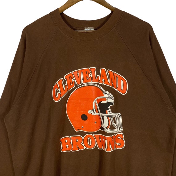 Vintage 80s Cleveland Browns Sweatshirt Crewneck … - image 2