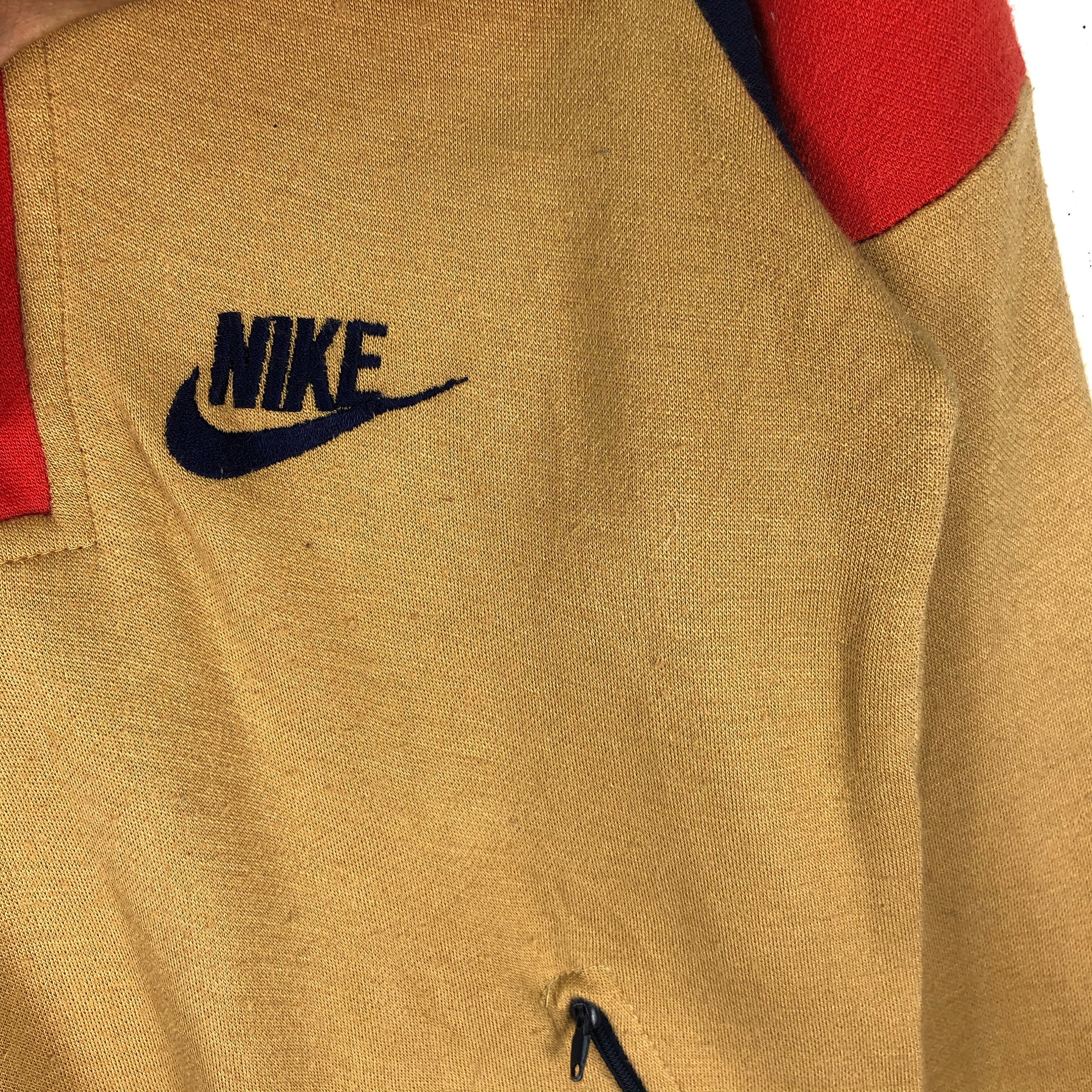 Vintage 80s Nike Swoosh Orange Tag Half Zip Trainer Jacket Vintage 80s Nike Swoosh Orange Tag Half Zip Trainer Jacket