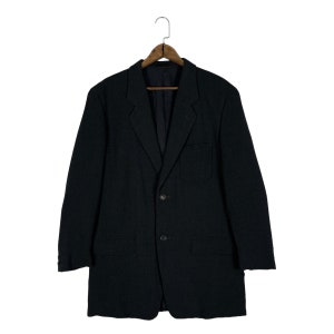Vintage Issey Miyake Men Long Trench Coat Black Colour Vintage Issey Miyake Men Long Trench Coat Black Colour