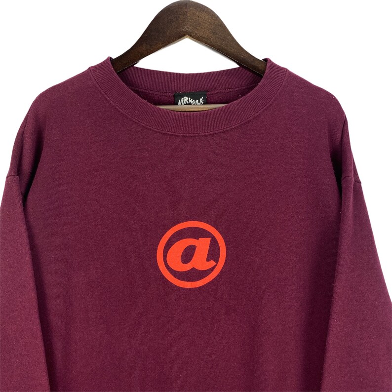 Sweatshirt Vintage Blind Skateboard - Taille M, Couleur Bleu, Col Rond, Occasion En Très Bon état, Fabrication USA