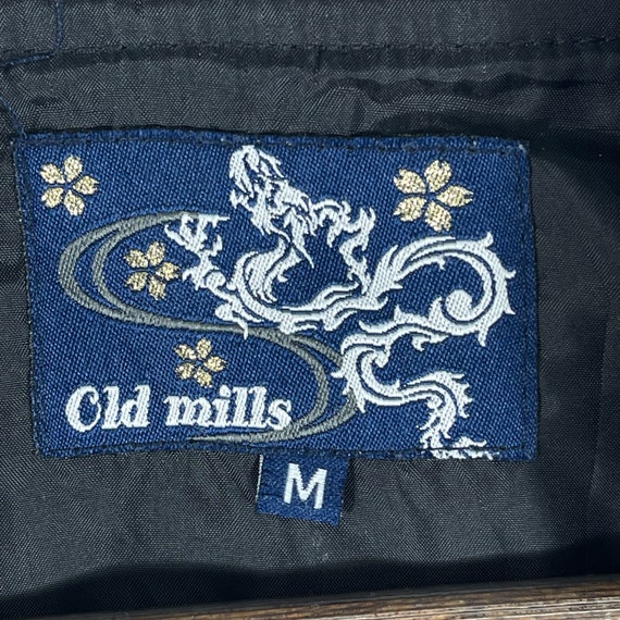 Vintage Old Mills Sukajan Souvenir Jacket Dragon … - image 9
