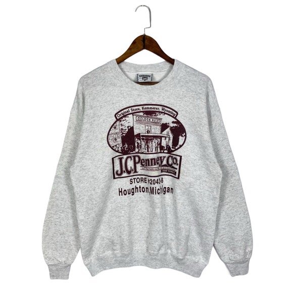 Vintage Early 90s JC Penny Store Hougton Michigan Sweatshirt