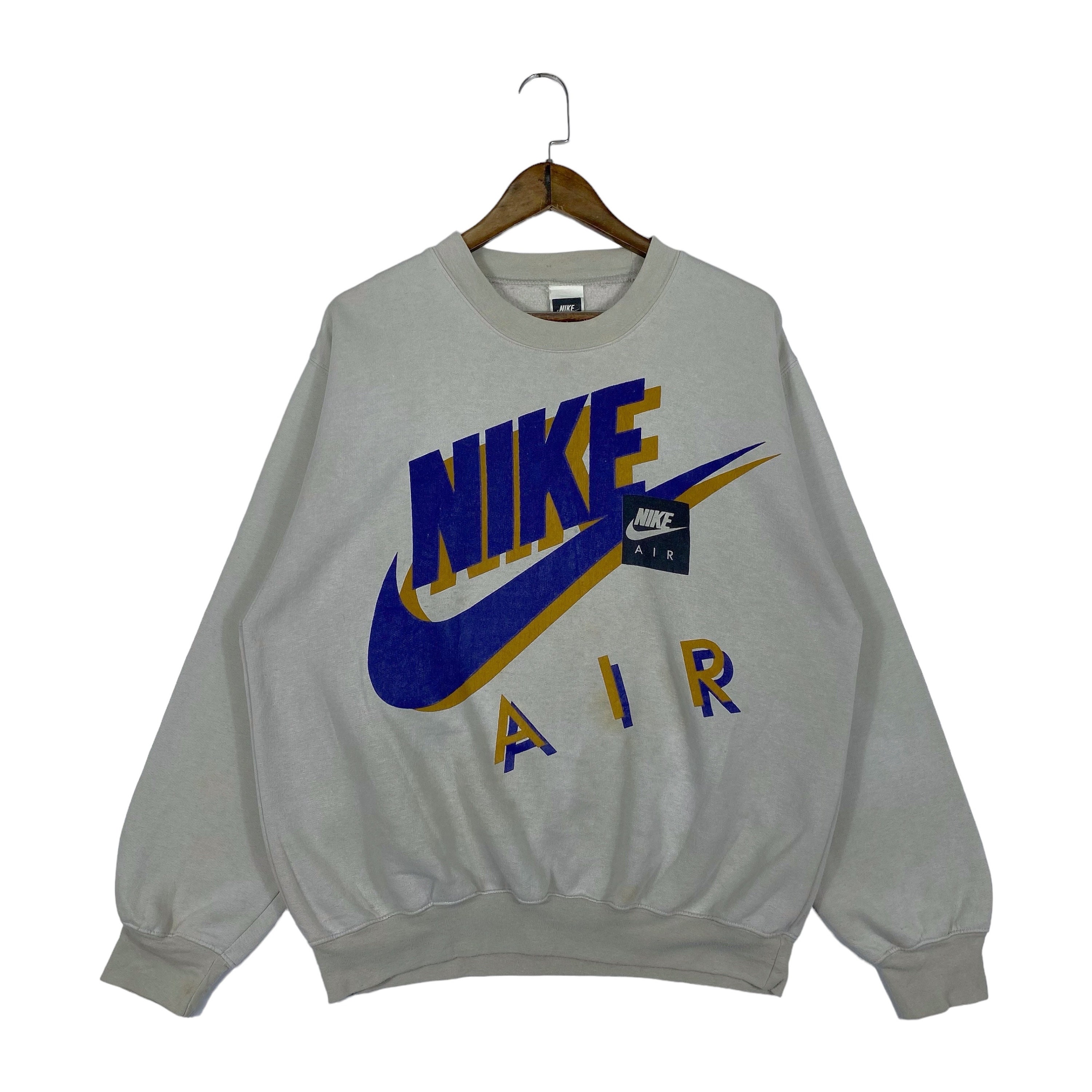 Vintage 90s Nike Air Sweatshirt Crewneck Big Logo Pullover Vintage 90s Nike Air Sweatshirt Crewneck Big Logo Pullover