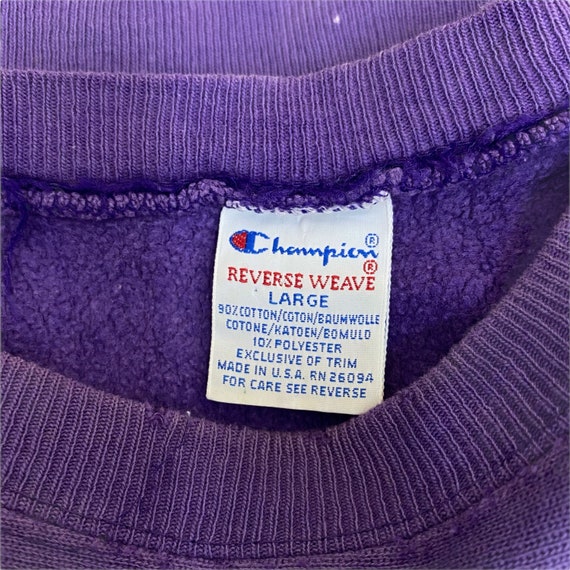 Vintage 90s Champion Reverse Weave Mount Union Sweatshirt Crewneck 