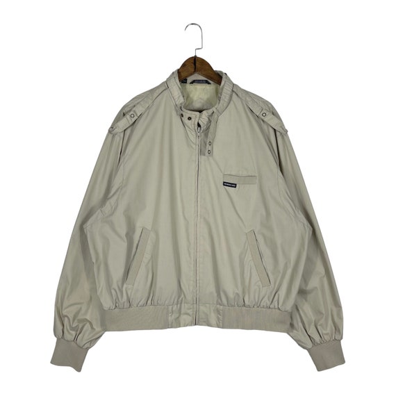 Vintage 90s Member Only Jacket Classic Beige Harrington Vintage 90s Member Only Jacket Classic Beige Harrington