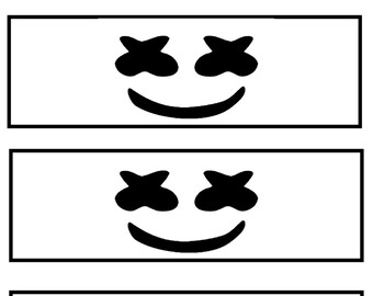 Marshmello Face Printable